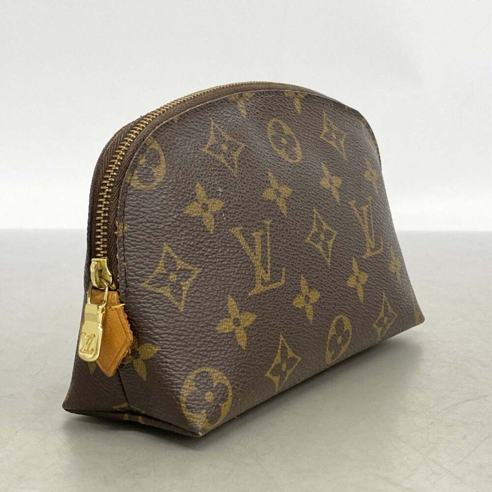 LOUIS VUITTON Authentic Brown Monogram Pochette Pouch - Picture 2 of 9
